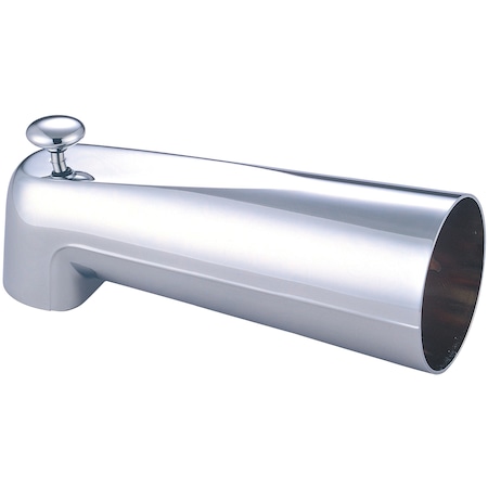 Olympia Faucets Extended Combo Diverter Tub Spout, Polished Chrome OP-640033